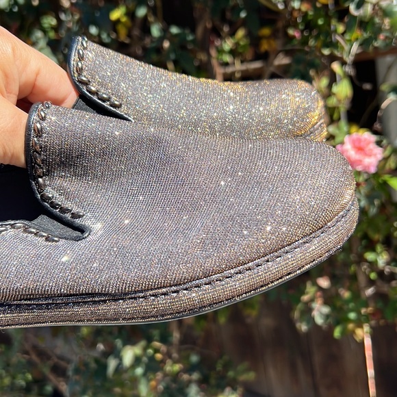 Stuart Weitzman sparkly metallic look slip. - Picture 16 of 17